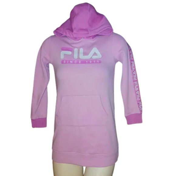Fila Kids Light Pink Hoodie with Logo - Picture 4 of 6